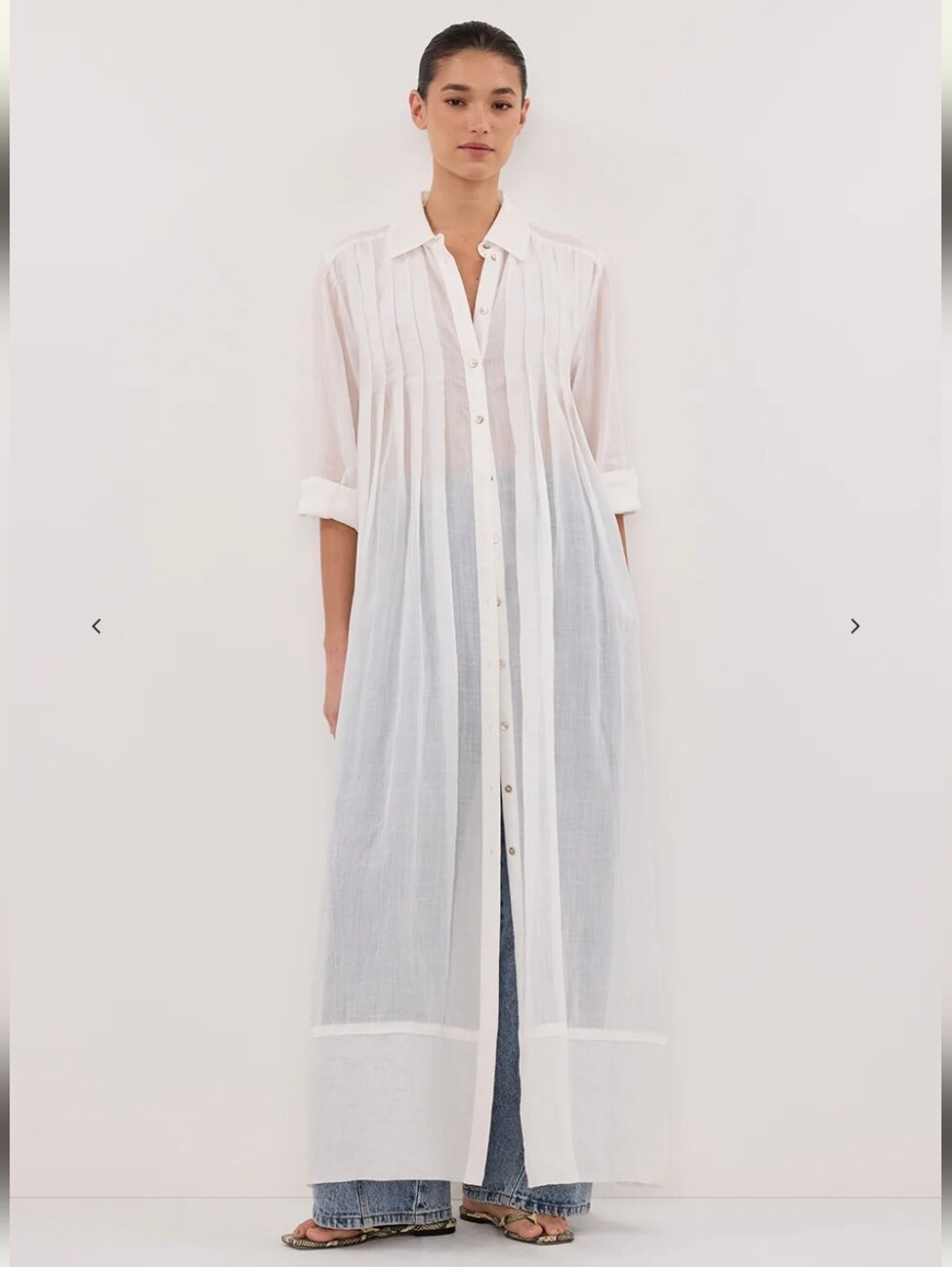 DISSH Black Rami Shirt Dress